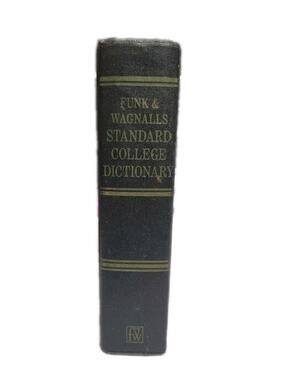 Funk & Wagnalls Standard College Dictionary Text 1968 Vintage